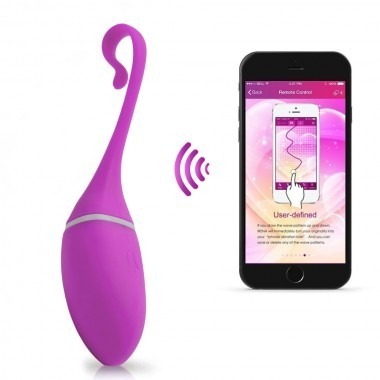 Realov Irena I Love Egg App Controlled Vibrator - Purple
