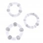 Triple Cock Ring Set (3 Pack) - Clear