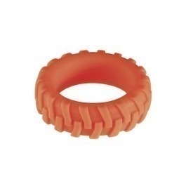 Tyre Shaped My Cock Ring Silicone - Red