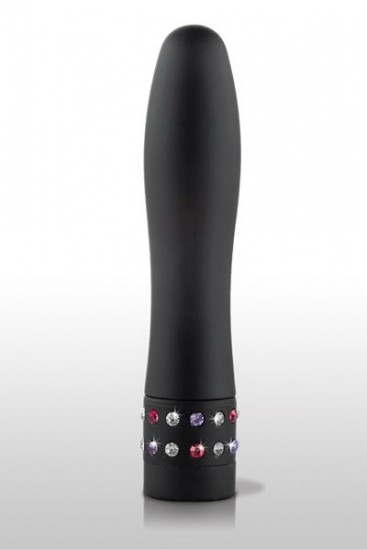 Smart Shine Jewel Vibrator - Black 