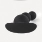 Silicone Smiling Butt Plug - Black