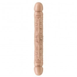 Doc Johnson Double Header Veined Dildo - 12 Inches