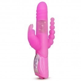 Layla Ortensia Triple Action Rabbit Vibrator - Pink