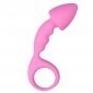 Anal Invader Curved Cork Butt Plug 4.5 Inches