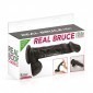 Real Bruce Black Dildo With Balls and Suction Cup 8 Inch