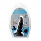 Stumpy Thumpers Beaded Anal Plug With Suction Cup - Black