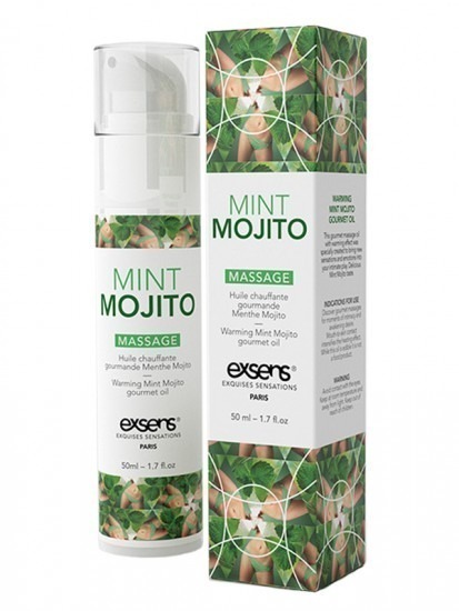 Exsens of Paris Warming Mint Mojito Massage Oil 50ml