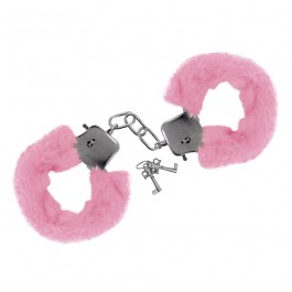 Shots Toys Furry Handcuffs - Pink