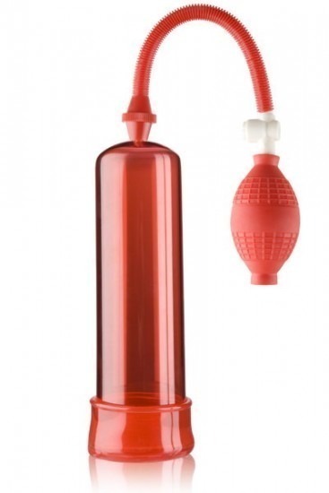 Powerful Penis Enlarger Pump - Red 