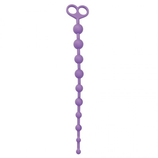 Silicone Anal Juggling Ball Beads - Purple