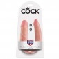 King Cock Flesh Medium Realistic Double Trouble Dildo