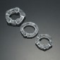 Triple Cock Ring Set (3 Pack) - Clear