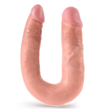 King Cock Flesh Medium Realistic Double Trouble Dildo
