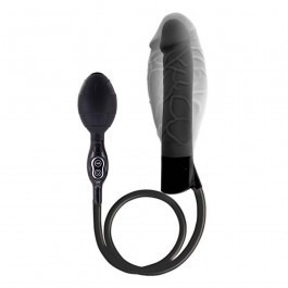 Inflatable Vibrating Dildo 8 Inch