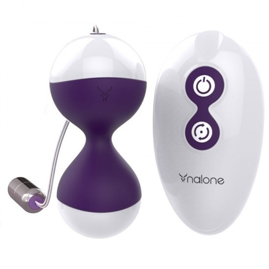 Nalone Miu Miu Remote Control Vibrating Kegel Balls - Purple
