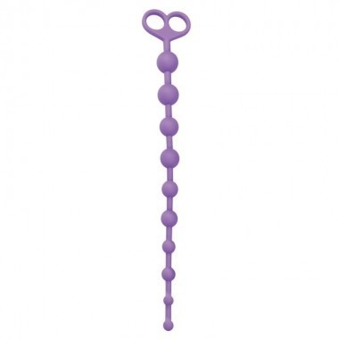 Silicone Anal Juggling Ball Beads - Purple