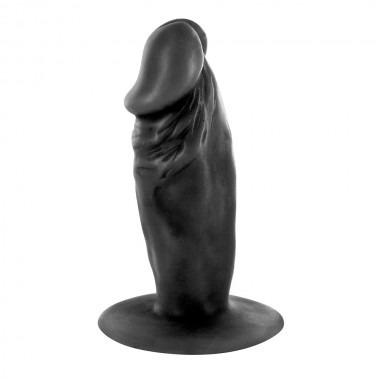 Real Tim Black Butt Plug - 5 Inch