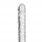 Pure Jelly Clear Dong Double Headed Dildo 13.5 Inch