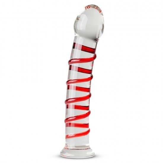 Gildo Spiral Glass Dildo 7 Inches
