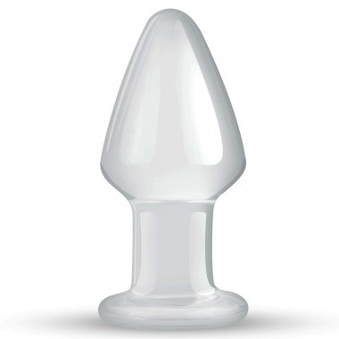 Gildo Handmade Glass Butt Plug - Clear
