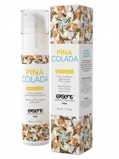 Exsens of Paris Warming Pina Colada Massage Oil 50ml