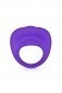 Glamy Vibrating Penis Ring - Purple