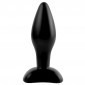 Anal Fantasy Small Silicone Butt Plug - Black