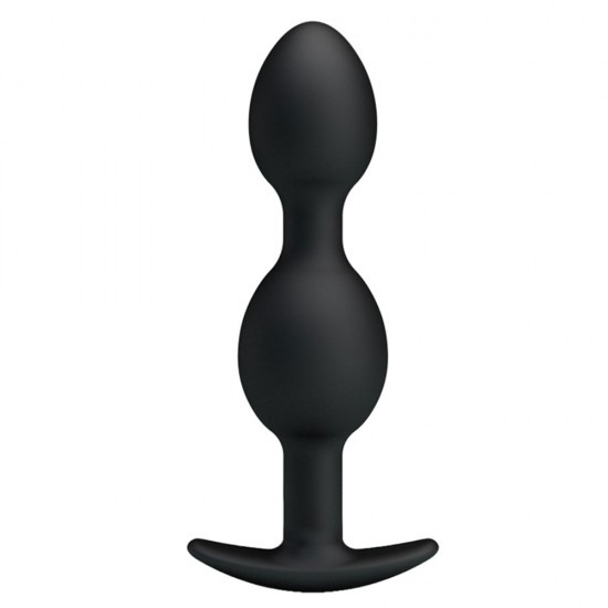 Jiggle Ball Silicone Butt Plug 5 Inch