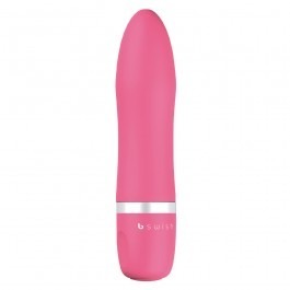 B Swish BCute Silicone Mini Vibrator - Guava Pink