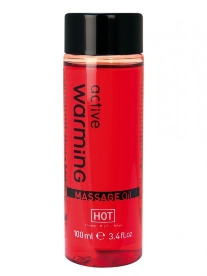 Shiatsu Active Hot Warming Massage Oil 100ml
