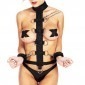 Fetish Tentation Body Restraint Harness With Collar