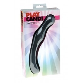 Play Candi Swizzle Dildo & G-Spot Stimulator - Black