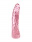 Classic 7 Inch Millennium Jelly Dildo - Pink 