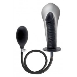 Inflatable Baron Black Dildo 6.5 Inch