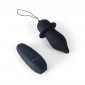 B Swish Bfilled Vibrating Butt Plug - Black