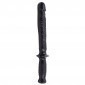 Doc Johnson Realistic Dildo With Handle 10 Inches - Black