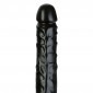 Doc Johnson 12 Inch Veined Double Header Bender Dildo - Black