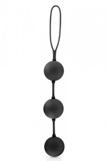 Triplex Ben Wa Trio Balls - Black