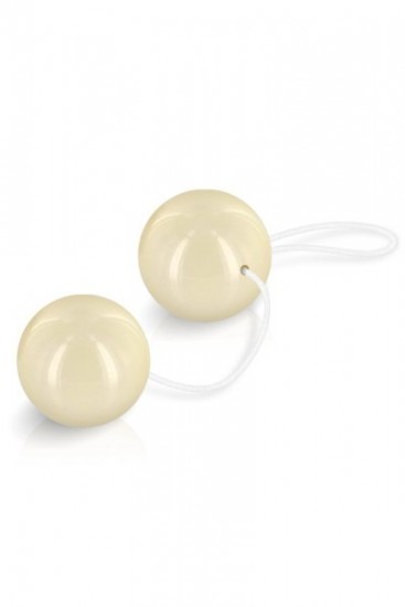 Vibratone Geisha Duo Ben Wa Balls - White