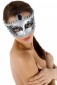 Marriage of Figaro Venetian Mask - Silver