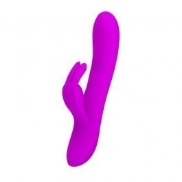 Pretty Love Dylan G-spot Rechargeable Rabbit Vibrator - Purple