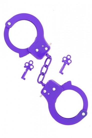 Metal Handcuffs - Purple