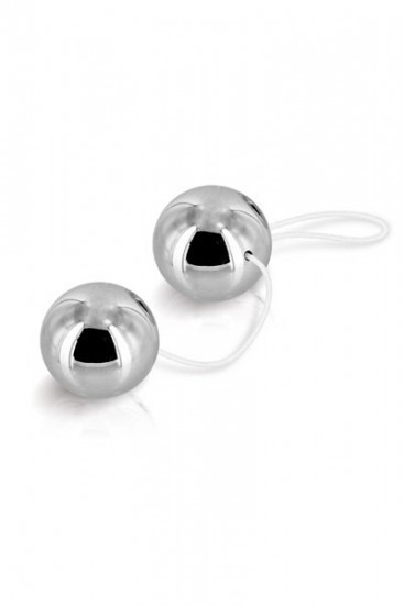 Vibratone Geisha Duo Ben Wa Balls - Silver